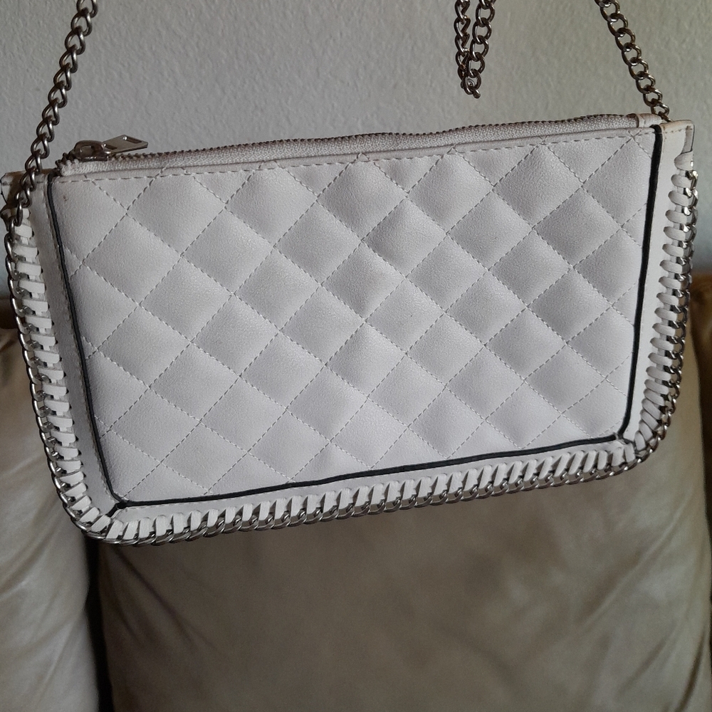 White purse